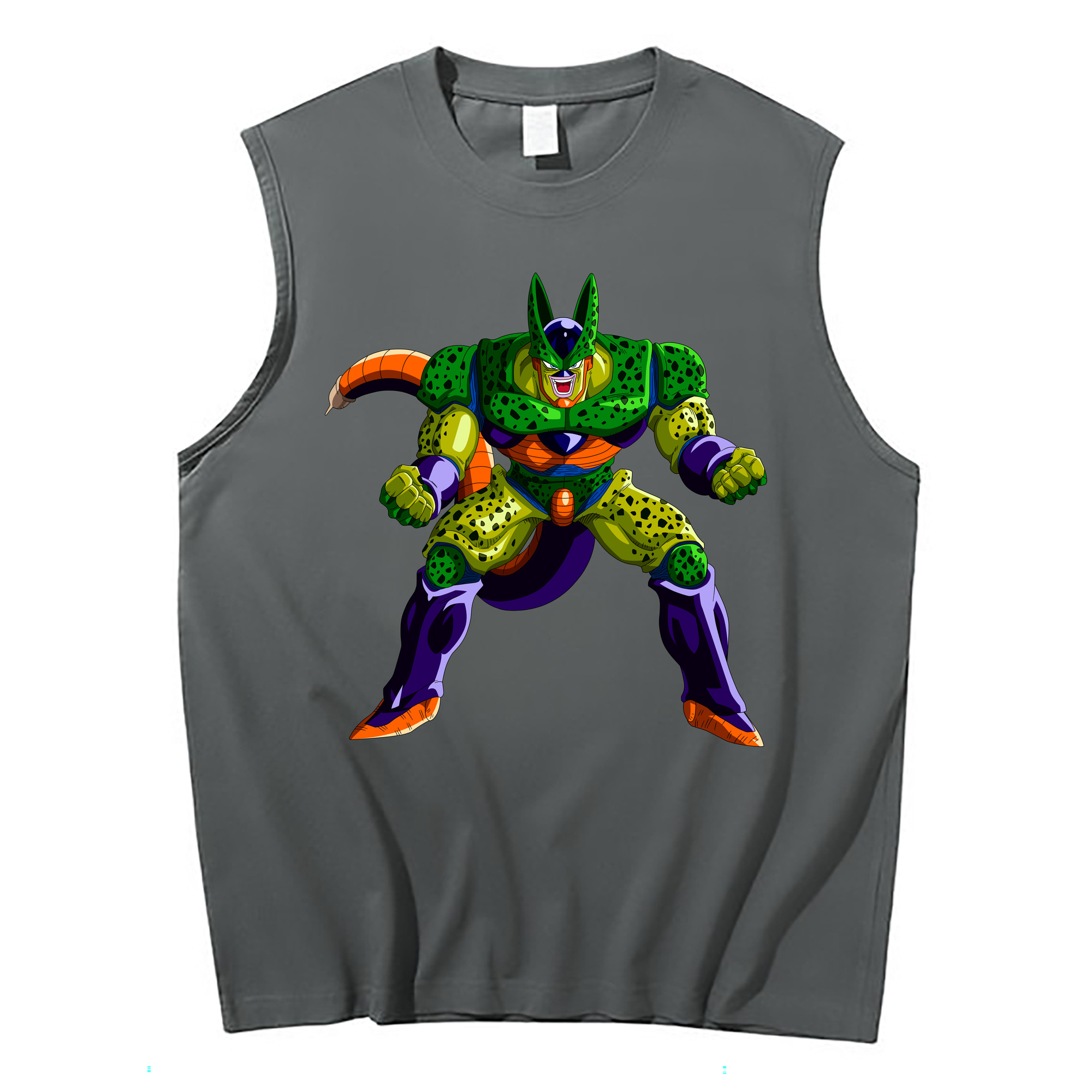 （画像用） ドラゴンボール セル DRAGON BALL Cell コットン100％タンクトップ（フロントプリント）